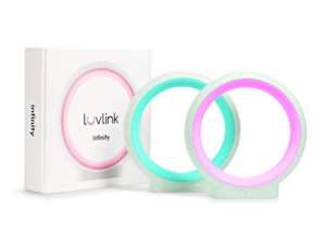 Image of two Luvlink infinity friendship lamps
